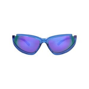Balenciaga Shield-Frame Bio Injection Sunglasses Blue Unisex-Adult